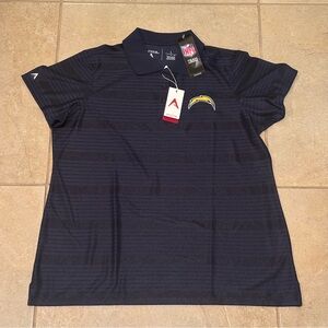 Los Angeles Chargers Women's Navy Polo Shirt